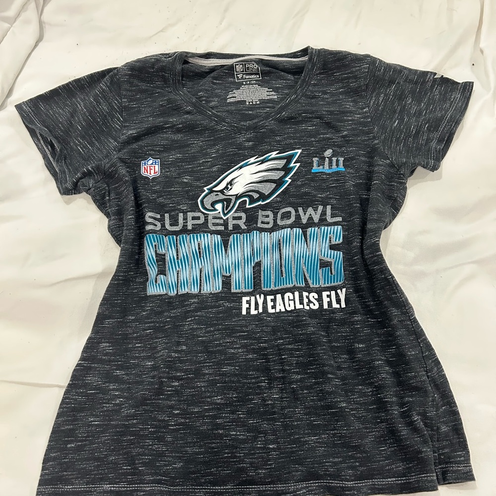 NFL Philadelphia Eagles Super Bowl LII Champions T-Shirt - Black